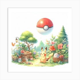 Pokemon 5 Art Print