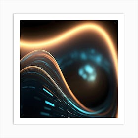 Abstract Wave 2 Art Print