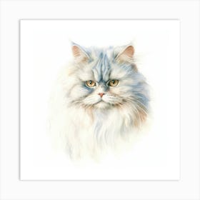 Persian Traditional Cat Portrait 1 Art Print