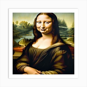 Mona Lisa 1 Art Print