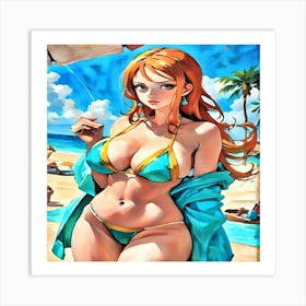 One Piece Bikini Girl-Drucke 08.12.2024--47a773 Art Print