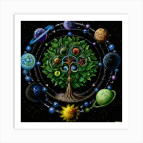 Yggdrasil connects All Art Print