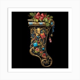 Christmas Stocking Art Print