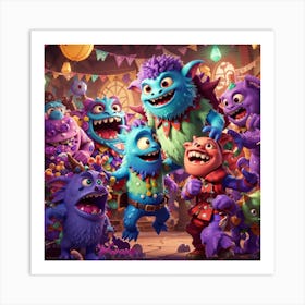 Monsters Inc 1 Art Print