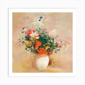 Flowers In A Vase 20 Art Print