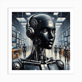 Robots Of The Future Art Print