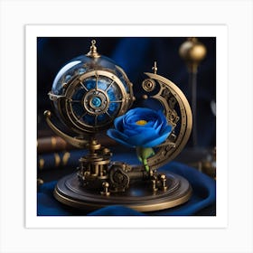 Steampunk Rose 2 Art Print