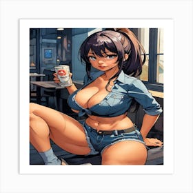 Sexy Anime Girl-Drucke 07.12.2024--a916e Art Print