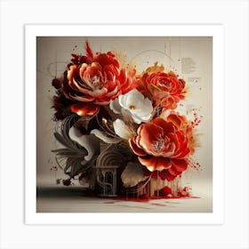 Flowers For Sale Art Print