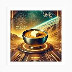 Yak Butter Essence Scifi Art Print