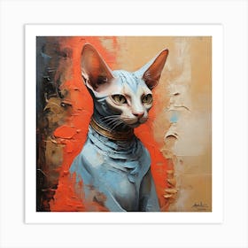 Sphinx-cat 9 Art Print