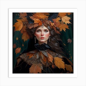 Autumn Fairy Art Print