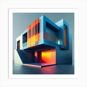 Modern House Art Print