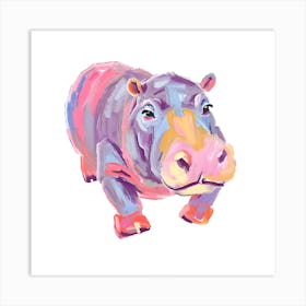 Hippopotamus 05 1 Art Print