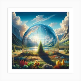 Glass Dome 1 Art Print