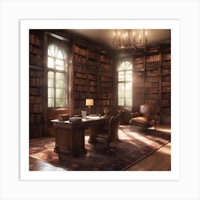 Library Art Print