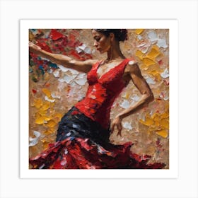 Flamenco Dancer Art Print