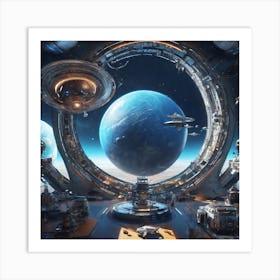 Space Station 23 Art Print