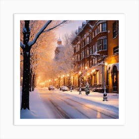 Beautiful Winter Weather  Art Print