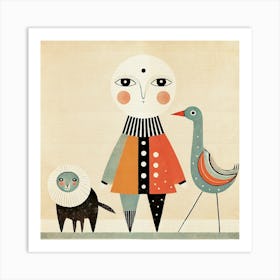 Surreal Animals 08 Art Print