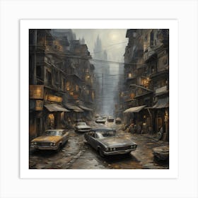 Dark City Art Print