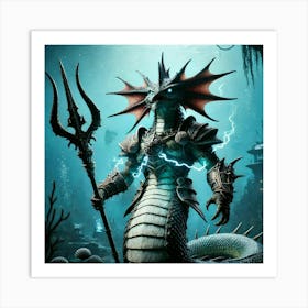 Naga Serpent Guard Art Print