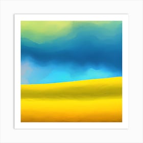 Watercolor Skies Art Print