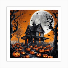 Haunted House 15 Art Print