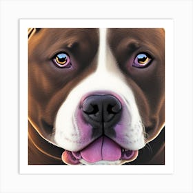 Staffordshire Bull Terrier Art Print