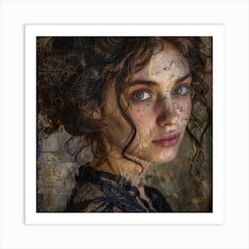 Portrait Of A Young Woman 1 Art Print