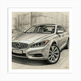 Mercedes-Benz S-Class Art Print