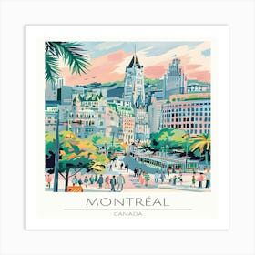 Montreal Cityscape Art Print