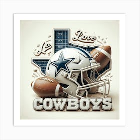 Dallas Cowboys Art Print