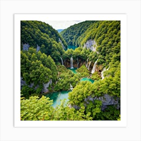 Plitvice Lakes 2 Art Print