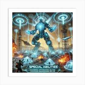 Kaiju Control Network Special Ability Converted Art Print