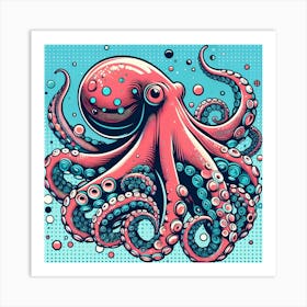 Octopus 9 Art Print