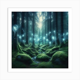 Fairy Forest 4 Art Print