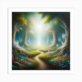 Fairy Forest Dreamscape Art Print