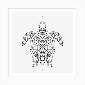 Turtle Mandala Art Print