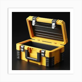 Yellow Tool Box 2 Art Print