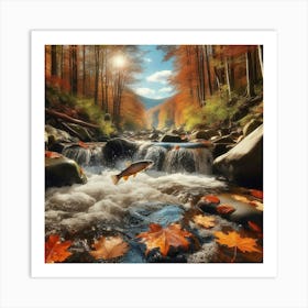 Autumn In The Forest Art Print