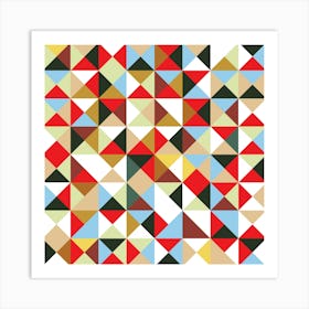 Abstract Geometric Pattern Art Print