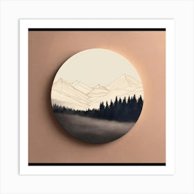 Landscape Painting Art Print