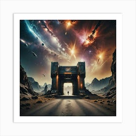 Space Gate Art Print