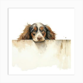 Spaniel Field 2 Art Print