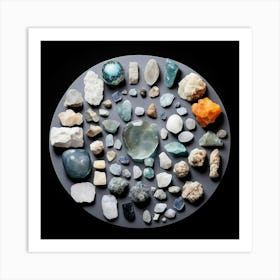 Collection Of Minerals Art Print