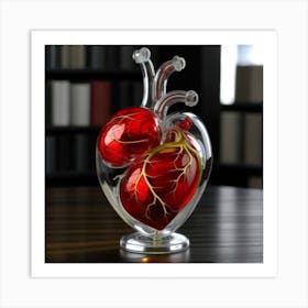 Heart Of Glass 1 Art Print