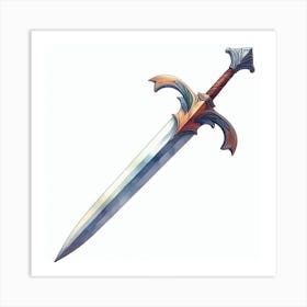 Two-handed sword 1 Art Print