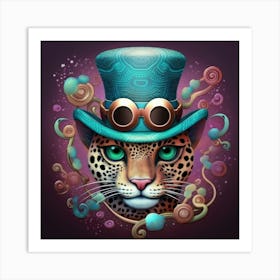 Steampunk Leopard 2 Affiche