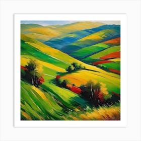 Landscape Painting 132 Art Print